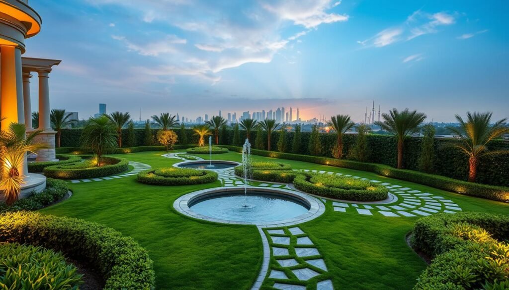 تنسيق حدائق بالرياض تركيب عشب صناعي الرياض تصميم حدائق فاخرة